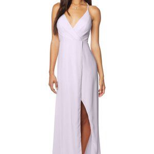 Bill Levkoff #7129 Size 4 Violet Bridesmaid Dress